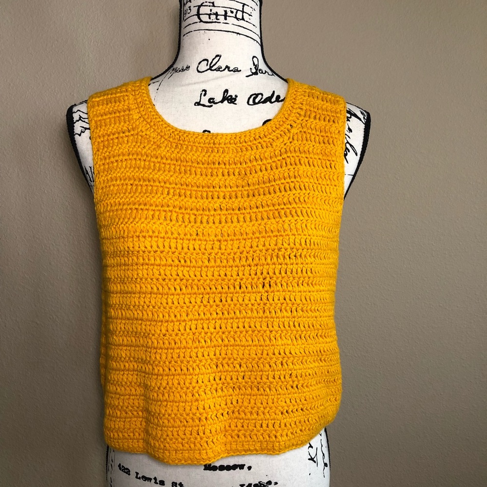 Anthropologie knitted sleeveless top, brand Moth